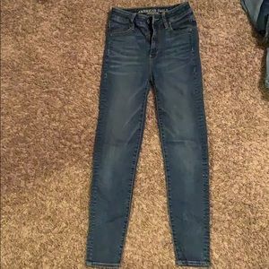 00 american eagle jeans hi rise